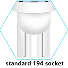 194 Samochodowe żarówki LED 6500K Wedge T10 SMD 5050 Chips 4