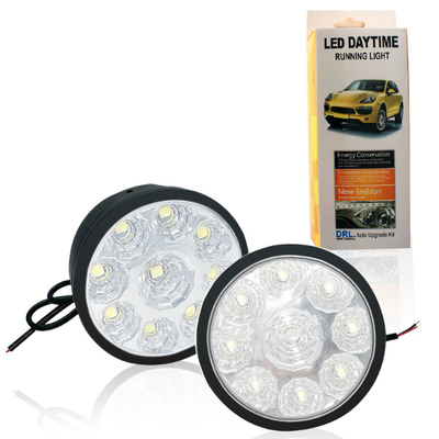 12V 5050 Jazda samochodowa Lampa przeciwmgielna Żarówka Led Okrągłe światło do jazdy dziennej LED