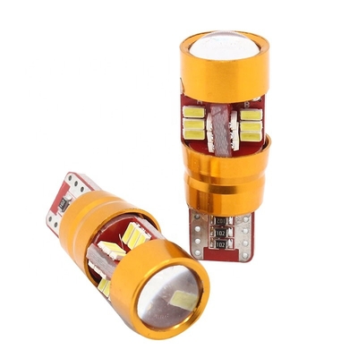 12V Canbus T10 3014 27SMD Żarówki samochodowe LED do samochodów ciężarowych Dome Reading Parking Reserve Light