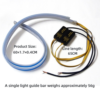 Neon Wire 30/45/60 CM Kolorowe diody LED do jazdy dziennej Miękki artykuł
