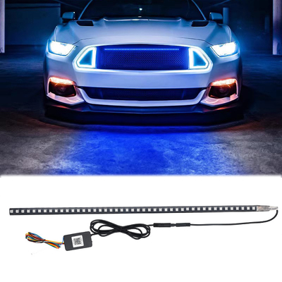 Uniwersalne światła ABS Wnętrze samochodu LED Wodoszczelne 56CM Samochodowe światło błyskowe Strobe Light Knight Rider Scanner Light
