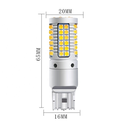 kupować 69smd Ba15s Auto Led Turn Signal Lights 23w Canbus 7440 3030 online manufacture