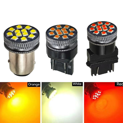 kupować 1156 LED Brake Turn Indicators Ultimate Solution for Turn Signal Function LED Bulb 1156 W21/5W 1157 BAY15D P21/5W LED online manufacture