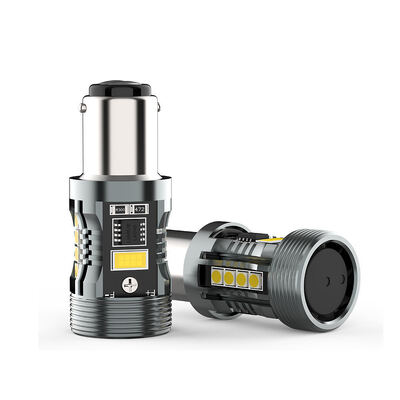 kupować Najbardziej sprzedawana CB7 1157 W/Y Switchback żarówka LED BAY15D BA15D Dual Color Canbus 28W 2500LM dla świateł sygnałowych hamulców online manufacture