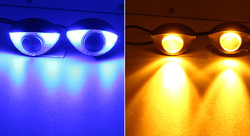 Niestandardowe reflektory motocyklowe LED 300LM 6000K Hawk Eye Lights 10SMD