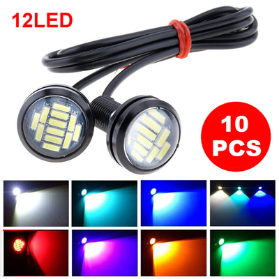 High Power 12v Motocyklowe reflektory LED 23MM-4014 Obiektyw Podświetl Eagle Eye Led Light