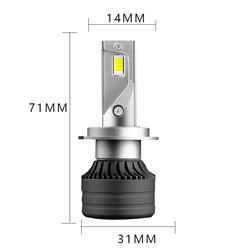 Reflektor samochodowy led światła przeciwmgielne H7 3570 50W żarówka reflektora samochodu światła do jazdy dziennej w nowym stylu np300 żarówka!