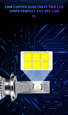 2 strony żarówka LED H7 180W 360 stopni luminescencji Super jasne reflektory samochodowe H4 H11 HB3 9005 S2 Auto żarówka do reflektorów led