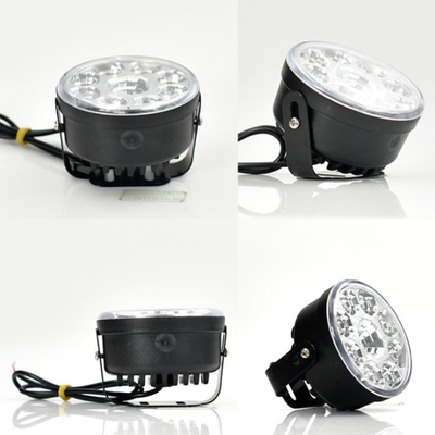 12V 5050 Jazda samochodowa Lampa przeciwmgielna Żarówka Led Okrągłe światło do jazdy dziennej LED