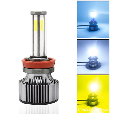 Oświetlenie 360 ​​stopni N6 Reflektor samochodowy LED H4 H7 H8 H11 Żarówki przeciwmgielne LED