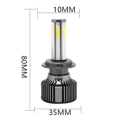 Oświetlenie 360 ​​stopni N6 Reflektor samochodowy LED H4 H7 H8 H11 Żarówki przeciwmgielne LED