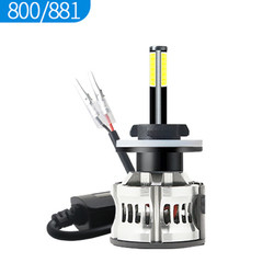 8 stron H1 H3 H4 H7 9005 9006 Samochodowy reflektor LED 6000K 360 Canbus