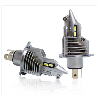 Reflektor LED Mini Fighter H4 do chłodzenia wentylatora samochodowego 40W Auto system oświetlenia 9V-48V 8000lm