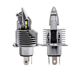 Reflektor LED Mini Fighter H4 do chłodzenia wentylatora samochodowego 40W Auto system oświetlenia 9V-48V 8000lm