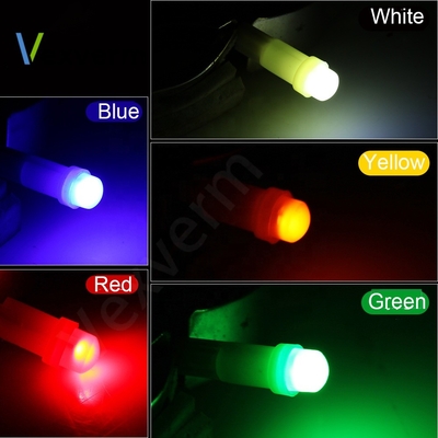 12v kierunkowskaz led do samochodów T5 COB 1SMD 3D czerwony/zielony/żółty/niebieski/biały LED