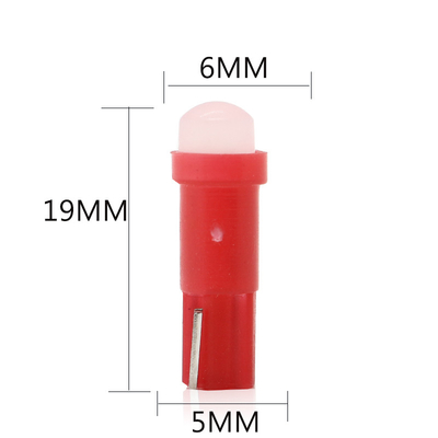 12v kierunkowskaz led do samochodów T5 COB 1SMD 3D czerwony/zielony/żółty/niebieski/biały LED
