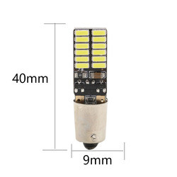 BA9S 4014 24SMD Samochodowe żarówki LED Szerokość Wskaźnik LED 12V