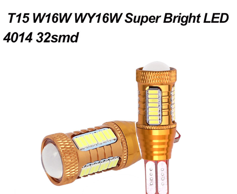 12v 4014 32smd Cree T10 Światło wewnętrzne Canbus Automotive Żarówki LED Białe światła hamowania cofania