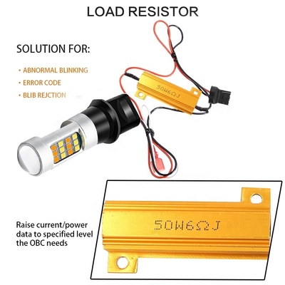 Led Turn Signal Lights 2835 42SMD Double Color 7440 T20 CANBUS, aby zapobiec stroboskopii