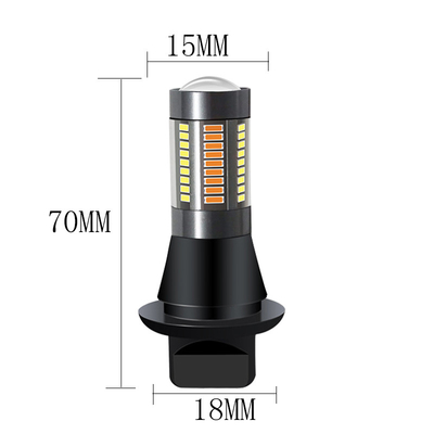 T20 CANUBS LED kierunkowskazy hamowania 7440 4014 66SMD Led światła do jazdy dziennej