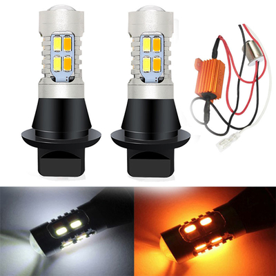 5630 20SMD Żarówki kierunkowskazów Podwójny kolor 7440 T20 BA15S 1156 BAU15S