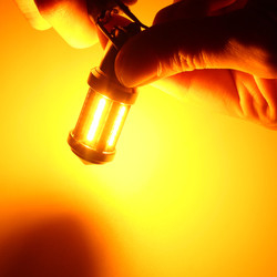 7440 LED światła kierunkowskazów hamulca 1156 BA15S BAY15S 2016 40SMD Brak błędu Drl 12 V Budzik