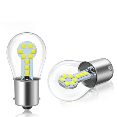 1156 BA15S LED 1157 BAY15D LED Światła kierunkowskazów hamowania Pojedynczy / podwójny kontakt Bayonet