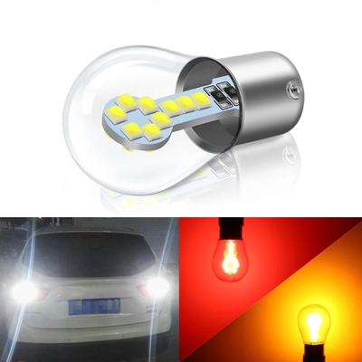 1156 BA15S LED 1157 BAY15D LED Światła kierunkowskazów hamowania Pojedynczy / podwójny kontakt Bayonet