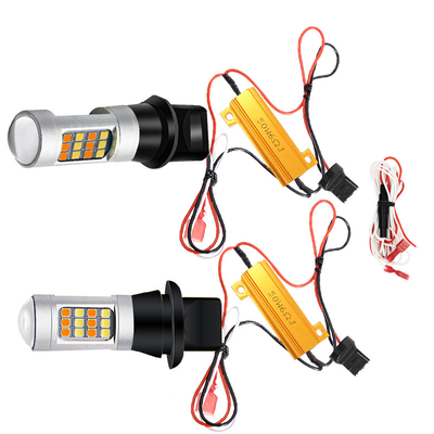 Auto P21w 1156 1157 12v Led Stop Tail Light Żarówka T20 Światła hamowania samochodu