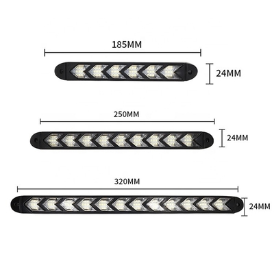 Wodoodporne strzałki LED Day Time Running Light DC 12V Sekwencyjne kierunkowskazy LED 8000K