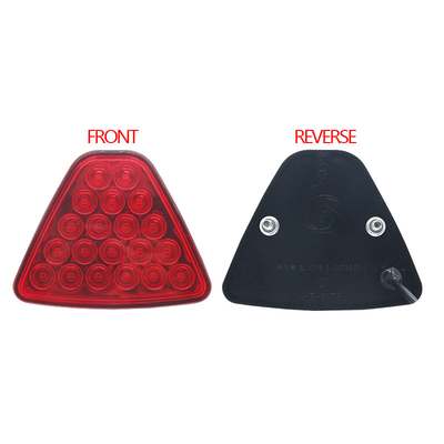 Czerwony kolor Pilot Automotive Led Lights Triangle Car Modified Lights 1000lm