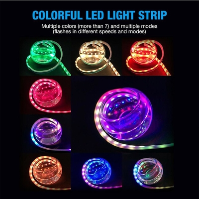 Kontrola aplikacji DRL LED Światło do jazdy dziennej Universal Neon Waterproof Switchback RGB