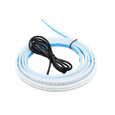 2 szt. 12V elastyczny wodoodporny reflektor samochodowy LED Tube Strip Turn Signal Brake Flow Guide Lights DRL