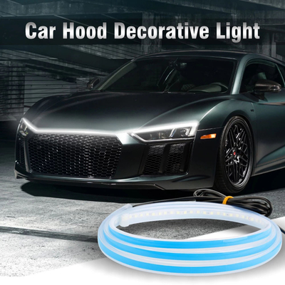 2 szt. 12V elastyczny wodoodporny reflektor samochodowy LED Tube Strip Turn Signal Brake Flow Guide Lights DRL