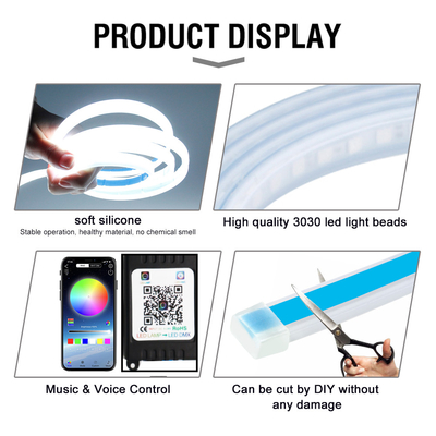 2 szt. 30/45/60 cm RGBLED światła do jazdy dziennej Slim sekwencyjny elastyczny pasek kierunkowskazów LED
