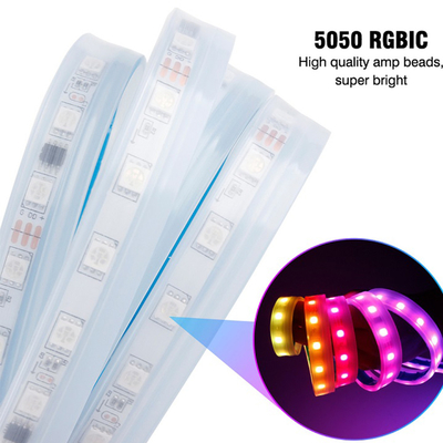 2 szt. 30/45/60 cm RGBLED światła do jazdy dziennej Slim sekwencyjny elastyczny pasek kierunkowskazów LED