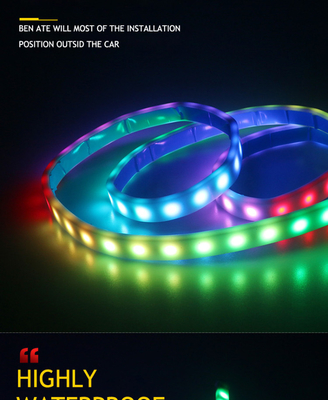 Streamer Wodoodporny reflektor samochodowy Led Tube Strip Awaryjne światło ostrzegawcze drzwi samochodu 1,2 m / 1,5 m