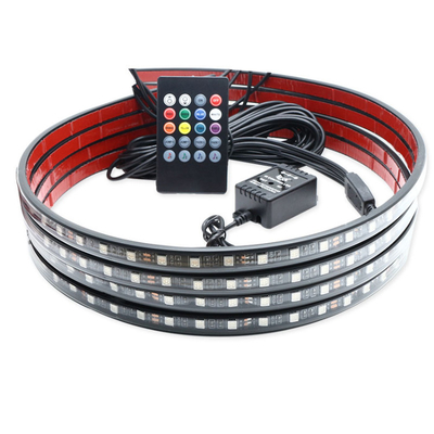 Kolorowe sterowanie głosowe Ambience Reflektor samochodowy Led Strip Dekoracyjny RF Rgb 5050