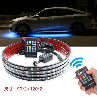 Kolorowe sterowanie głosowe Ambience Reflektor samochodowy Led Strip Dekoracyjny RF Rgb 5050