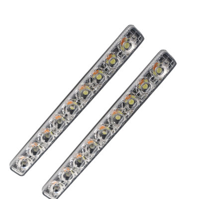 Aluminiowa listwa reflektorów samochodowych Drl Led Tube Strip Dwukolorowa z soczewką ABS