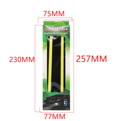 Światło dzienne Drl Led Reflektor awaryjny Ostrzeżenie samochodowe Cob Strip Light