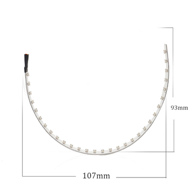 IP 67 LED samochodów Ambient Lights Kontrola aplikacji Reflektor Angel Eye Zestawy 360 stopni SMD Demon Halo Rings Kit