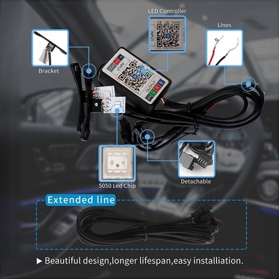 Mini Car Auto Motorcycle Zmodyfikowany Angel Devil Eyes Reflektor T Shape 5W IP67