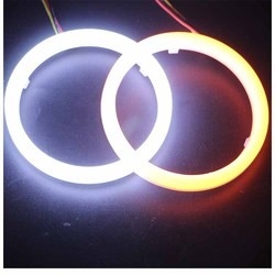 4014 LED Car Ambient Lights 60mm DRL Światła do jazdy Dwukolorowy zestaw LED Angel Eyes