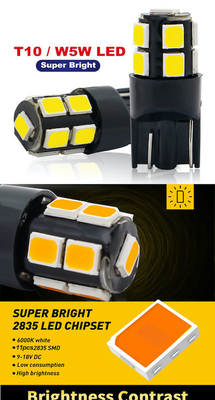 Białe żarówki LED 12V dla samochodów ciężarowych i SUV