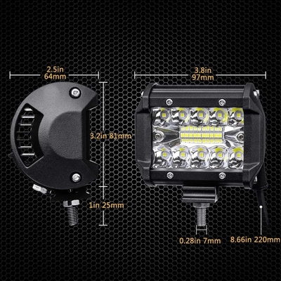 Światła drogowe LED ze stopu aluminium 10-30V LED Light Bar For Vehicle