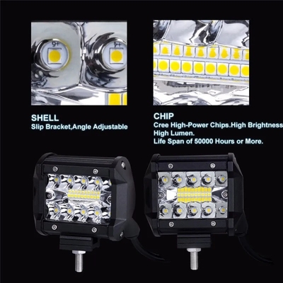 Światła drogowe LED ze stopu aluminium 10-30V LED Light Bar For Vehicle
