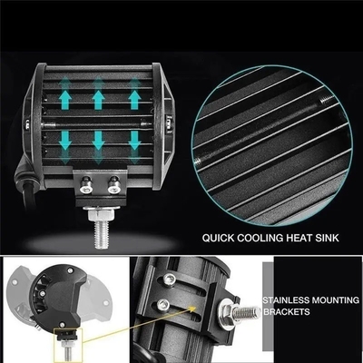Światła drogowe LED ze stopu aluminium 10-30V LED Light Bar For Vehicle