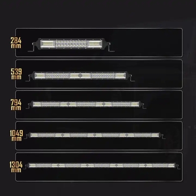 Dwuwierszowy pas światła LED dla samochodu 200W - 1000W Profil aluminiowy