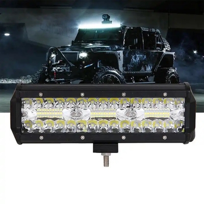 9 cali 180 W Dual Row LED Light Bar Biały / Bursztynowy dla samochodów terenowych